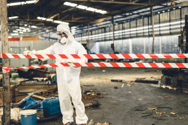 Professional Odor Removal technician working in Tomball, TX